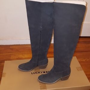 Luck Brand OTK soft suede Khlonn tall boot